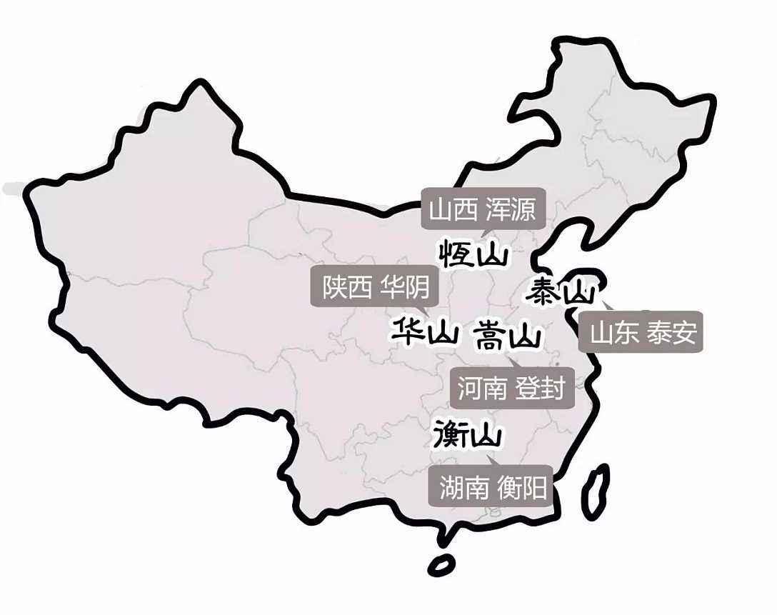 中國(guó)五岳山——探尋華夏大地的五座名山，探訪華夏五岳，探尋中國(guó)五岳山的壯美與神秘