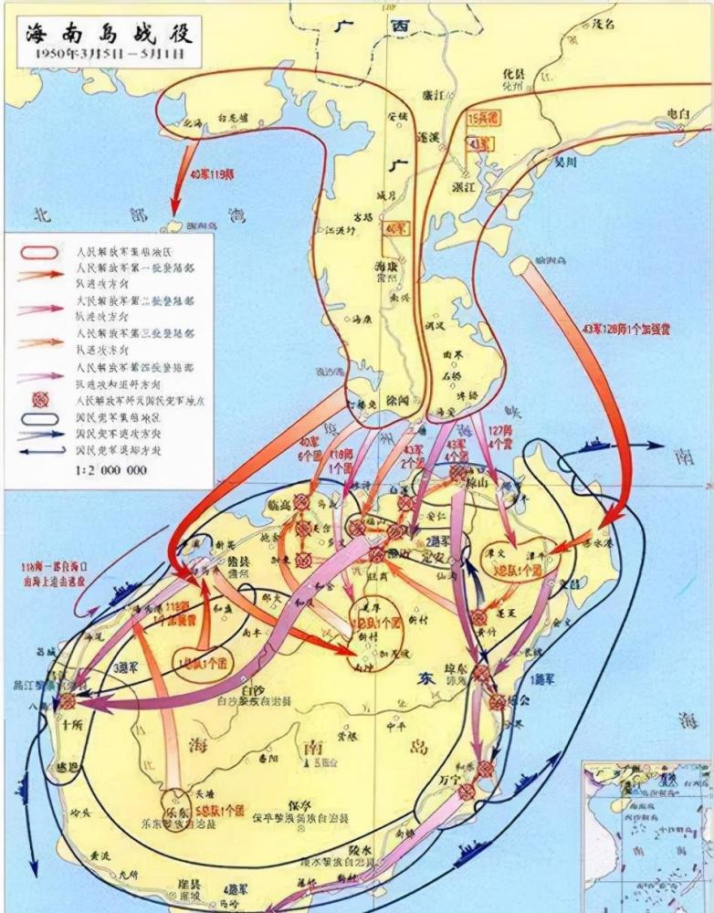 海南島戰(zhàn)役經過圖及其歷史背景與意義，海南島戰(zhàn)役，經過圖、歷史背景與深遠意義