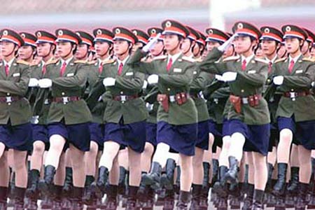 女兵方隊(duì)