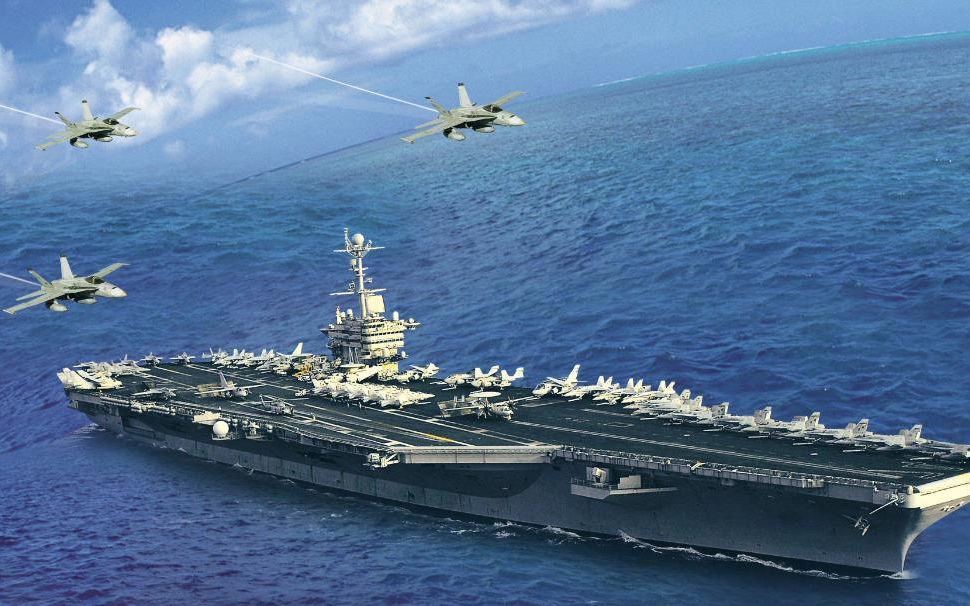航空母艦，現(xiàn)代海戰(zhàn)的樞紐力量，航空母艦，現(xiàn)代海戰(zhàn)核心樞紐力量